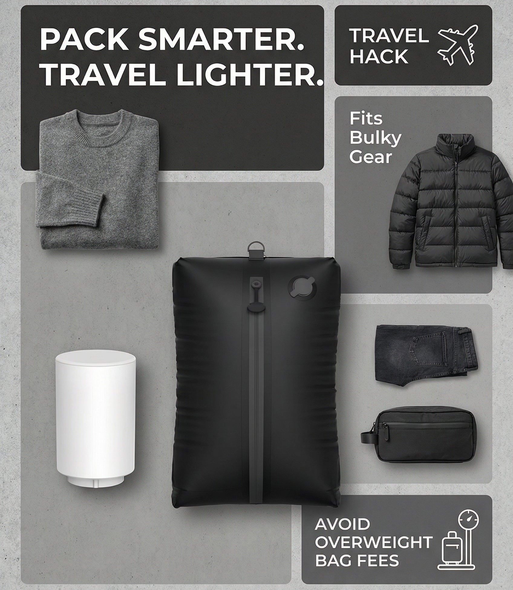 C&W Compression Bag - Travel Smart & Stress-Free!